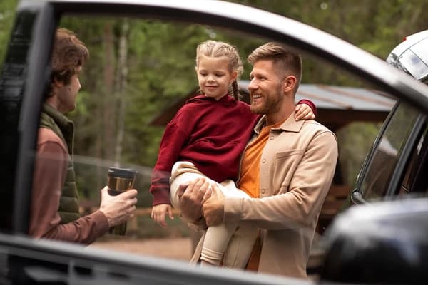 Family traveling together